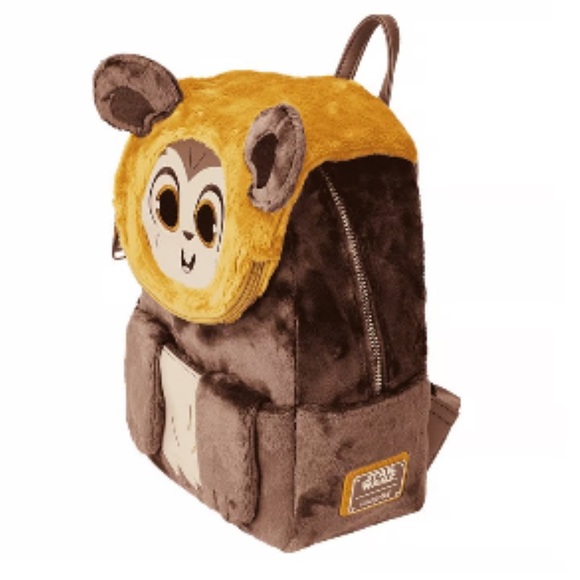 Loungefly Star Wars Wicket Plush Cosplay Mini Backpack - Picture 5 of 6